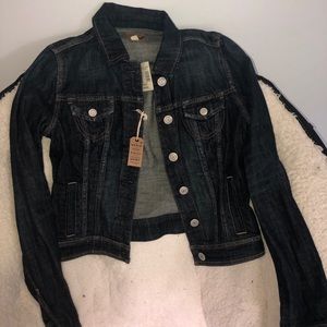 Dark wash jean jacket